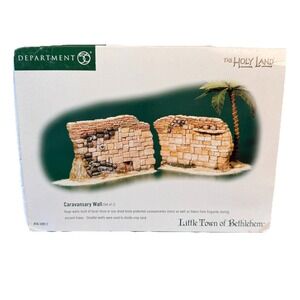 Department 56 Caravansary Wall Holy Land Little Town of Bethlehem